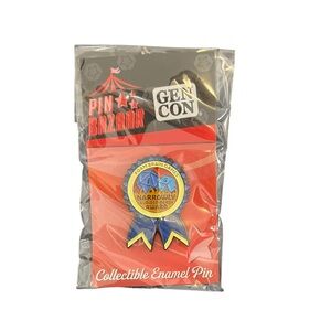 Gen Con Foam Brain Games Enamel Pin